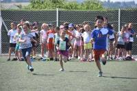 Monistrol-sur-Loire : 320 écoliers à courir, lancer et sauter sous le soleil