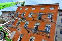 Les deux façades seront de couleur orange. Sur l&#039;impasse des Religieuses, quatre terrasses de 12 m2 ont été ajoutées.