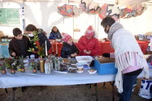 Retournac : le marché de Noël est en place devant la mairie