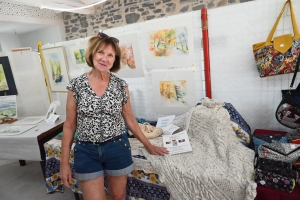 Queyrières : l&#039;exposition artisanale présente 26 exposants jusqu&#039;au 18 août