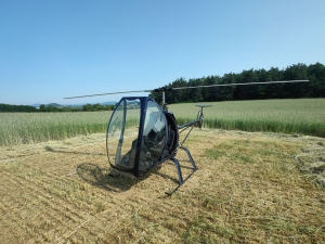 Yssingeaux : il veut organiser des baptêmes d&#039;hélicoptères, les riverains de &quot;Vourze&quot; réticents