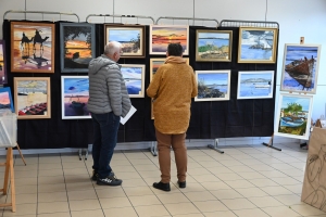 Sainte-Sigolène : l&#039;exposition artistique en photos