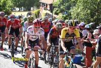 Un autre regard sur le Tour de France dans la côte de Saint-Vidal