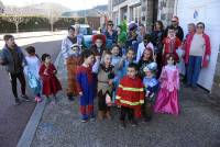 Araules : un tour de bourg pour les enfants déguisés