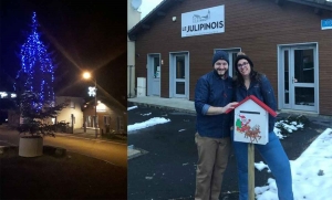 Saint-Julien-du-Pinet : un sapin à décorer et une boîte pour les lettres au Père Noël