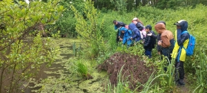 Yssingeaux : les écoliers de Jean-de-la-Fontaine aux étangs de Bas-en-Basset