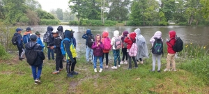 Yssingeaux : les écoliers de Jean-de-la-Fontaine aux étangs de Bas-en-Basset