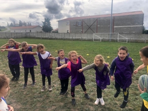 Rencontre sportive à l&#039;école publique de Saint-Maurice-de-Lignon