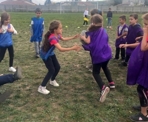 Rencontre sportive à l&#039;école publique de Saint-Maurice-de-Lignon