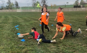 Rencontre sportive à l&#039;école publique de Saint-Maurice-de-Lignon