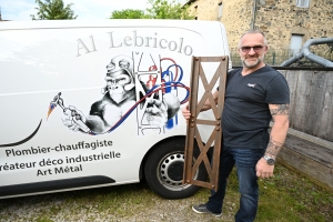 Saint-Maurice-de-Lignon : Al Lebricolo, un plombier-chauffagiste également expert de la déco industrielle