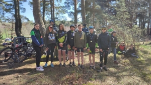 150 jeunes aux championnats UNSS de VTT à Saint-Julien-Chapteuil