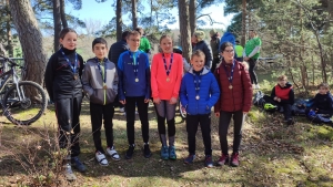 150 jeunes aux championnats UNSS de VTT à Saint-Julien-Chapteuil