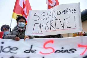 Santé : les SSIAD d&#039;Yssingeaux et Dunières en grève pour une égalité de traitement