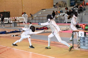 Sainte-Sigolène : les espoirs du fleuret ont tiré au gymnase