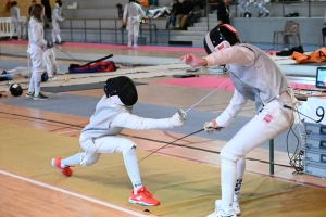 Sainte-Sigolène : les espoirs du fleuret ont tiré au gymnase