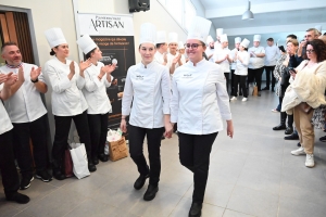 Yssingeaux : des créations sucrées sur le thème de Paris 2024 au concours des Croquembouches (vidéo)