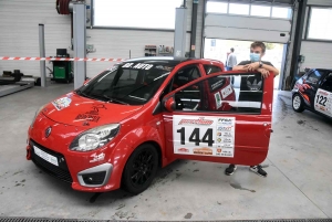 Beauzac : les voitures sont prêtes à entrer en piste sur le rallye du Val-d&#039;Ance