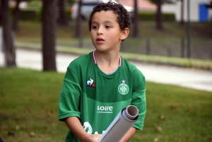 Sainte-Sigolène : un maillot personnalisé de l&#039;ASSE pour chaque footballeur U8-U9