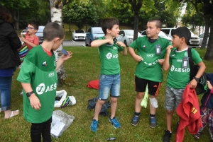 Sainte-Sigolène : un maillot personnalisé de l&#039;ASSE pour chaque footballeur U8-U9