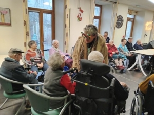 Montfaucon-en-Velay : le Père Noël est passé à l&#039;Ehpad