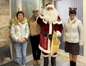 Montfaucon-en-Velay : le Père Noël est passé à l&#039;Ehpad