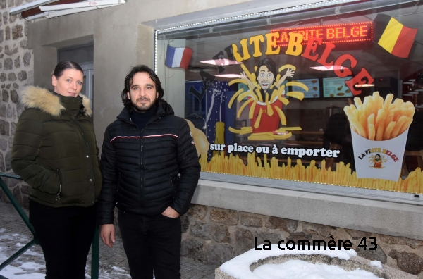 Angela et Armagan ouvrent la Frite Belge ce vendredi.||