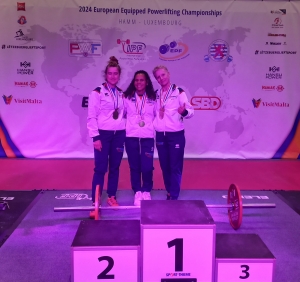 Force athlétique : Véronique Descours médaillée de bronze aux championnats d&#039;Europe de powerlifting