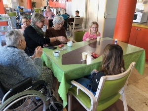 Bas-en-Basset : les écoliers de Louise-Michel à l’Ehpad Saint-Vincent