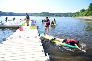 Alti&#039; Mouv, un raid sportif pour les lycéens au barrage de Lavalette