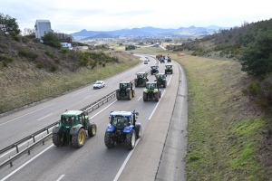 A Yssingeaux, les agriculteurs en colère réclament des paroles et des actes (vidéo)