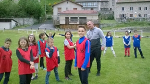 Riotord : les écoliers initiés au rugby