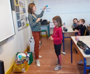 Monistrol-sur-Loire : le tri sélectif enseigné aux écoliers de Notre-Dame-du-Château