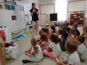 Monistrol-sur-Loire : les consignes sur le tri enseignées aux écoliers du &quot;Château&quot;