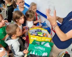 Monistrol-sur-Loire : les consignes sur le tri enseignées aux écoliers du &quot;Château&quot;