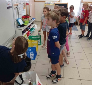 Monistrol-sur-Loire : les consignes sur le tri enseignées aux écoliers du &quot;Château&quot;