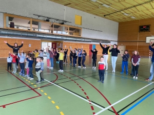 Grazac : les musiciens de l&#039;Audacieuse interviennent au centre de loisirs