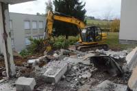 Démolition en cours au collège Jean-Monnet (vidéo)