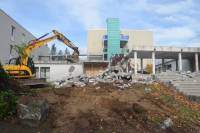 Démolition en cours au collège Jean-Monnet (vidéo)