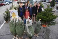 Yssingeaux : une mini-forêt de sapins à vider sur la place Foch