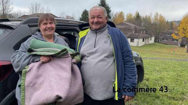 Dominique Liotier et André Fournel élu de la commune d’Araules au villlage-vacances Crédit Mairie Araules||