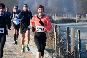 Nicolas Falatik en seigneur des étangs et du château au Trail de Rochebaron