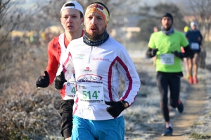 Nicolas Falatik en seigneur des étangs et du château au Trail de Rochebaron