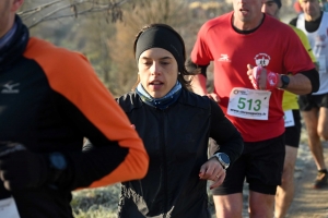 Nicolas Falatik en seigneur des étangs et du château au Trail de Rochebaron