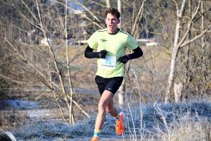 Nicolas Falatik en seigneur des étangs et du château au Trail de Rochebaron