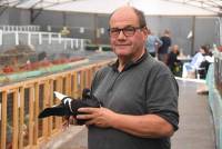 Bernard Cursot et son Lynx noir barré