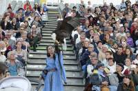 Les fêtes Renaissance du Roi de l&#039;Oiseau entre les gouttes