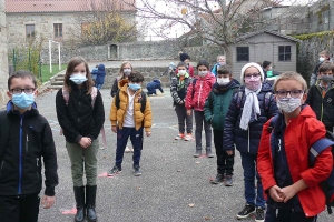 Commémoration du 11-Novembre pour les écoliers de Grazac