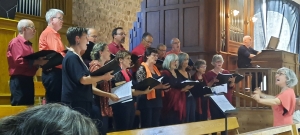 La mini-tournée de l'Atelier Choral commence au temple du Chambon-sur-Lignon le 29 juin