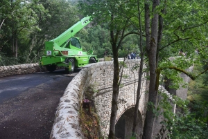 Yssingeaux/Grazac : le pont de la Sainte, plus vieux pont de la Haute-Loire, se refait une beauté